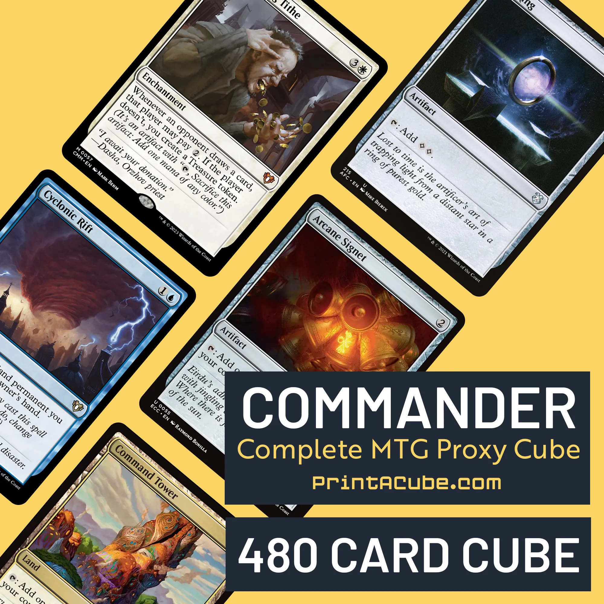 Commander Draft MTG Cube | 480 Cards