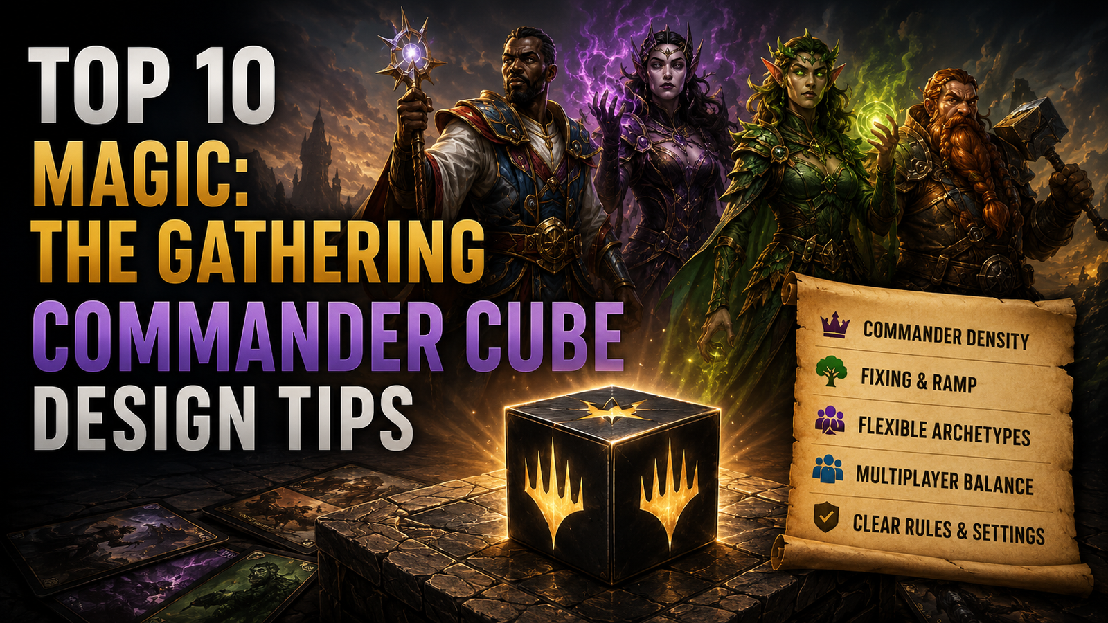 Top 10 Magic: The Gathering Commander Cube Design Tips - Print A Cube ...